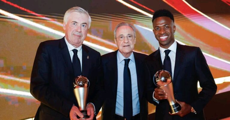 FIFA The Best 2024 : le Real Madrid secoue la planète football avec un message fort. FIFA The Best 2024 : le Real Madrid secoue la planète football avec un message fort.
